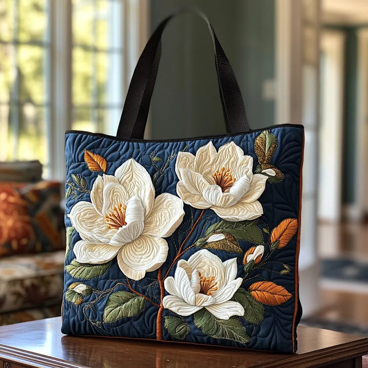 Handgjord väska – Delikat Magnolia