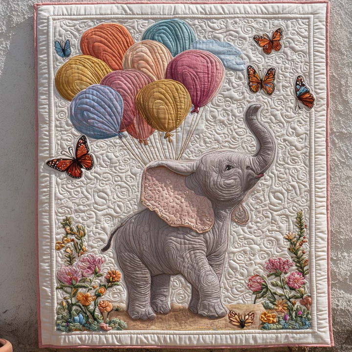 Elefant Ballongdrömmar Filt