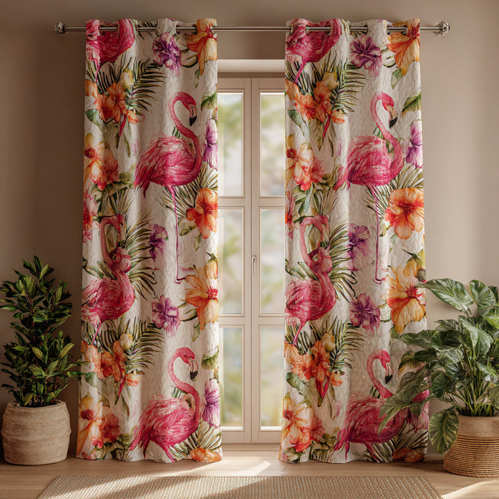 Blommig Flamingo Gardiner