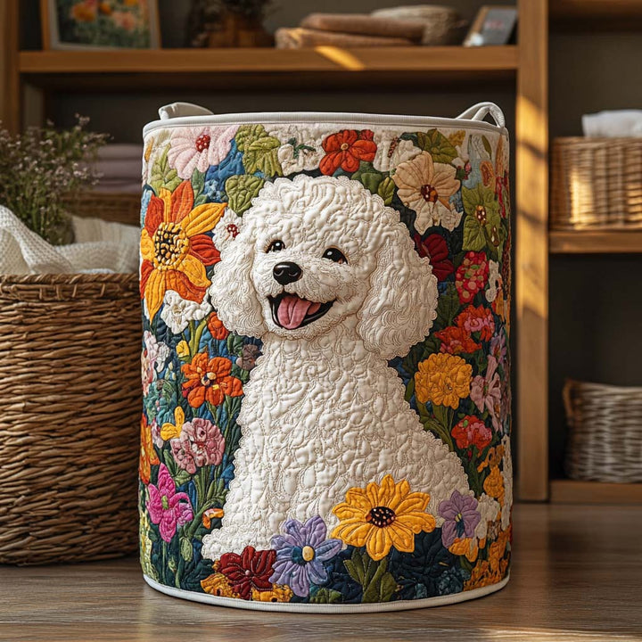 Hund i Blomsterfältet Tvättkorg