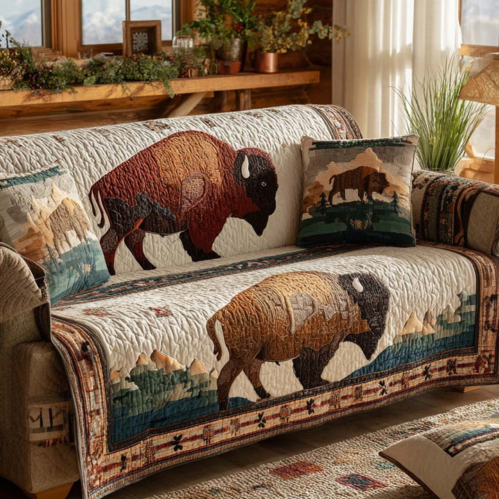 Bison Prärie Etno Sofföverkast
