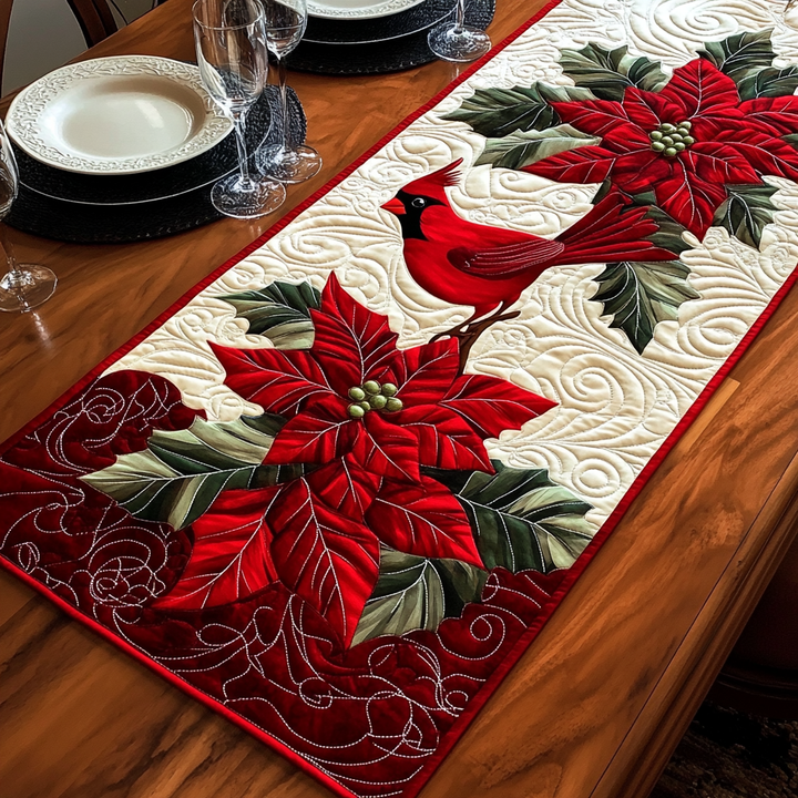 Kardinal Julstjärna Elegans Bordslöpare