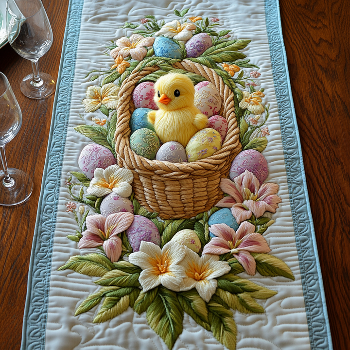 Påskkyckling Blomsterkorg Charm Bordslöpare
