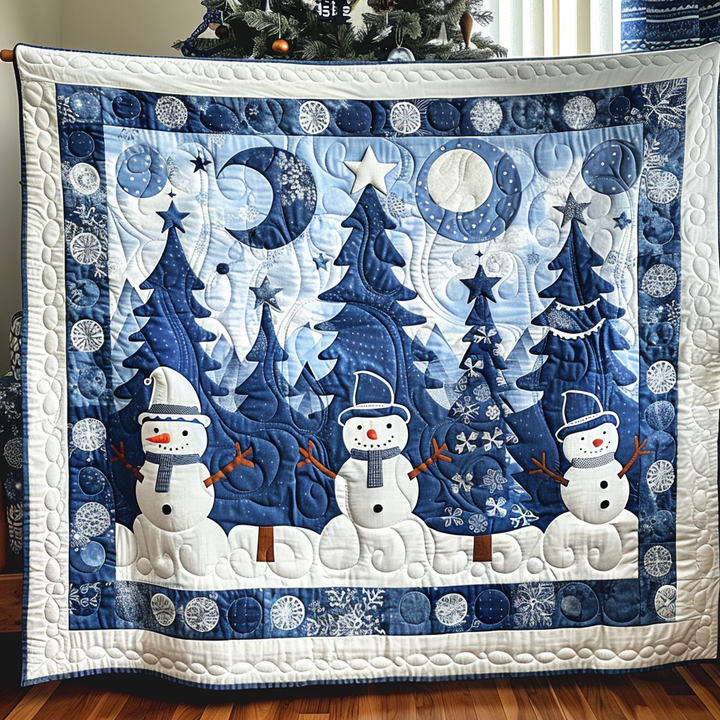 Jul Snögubbe Granskog Filt