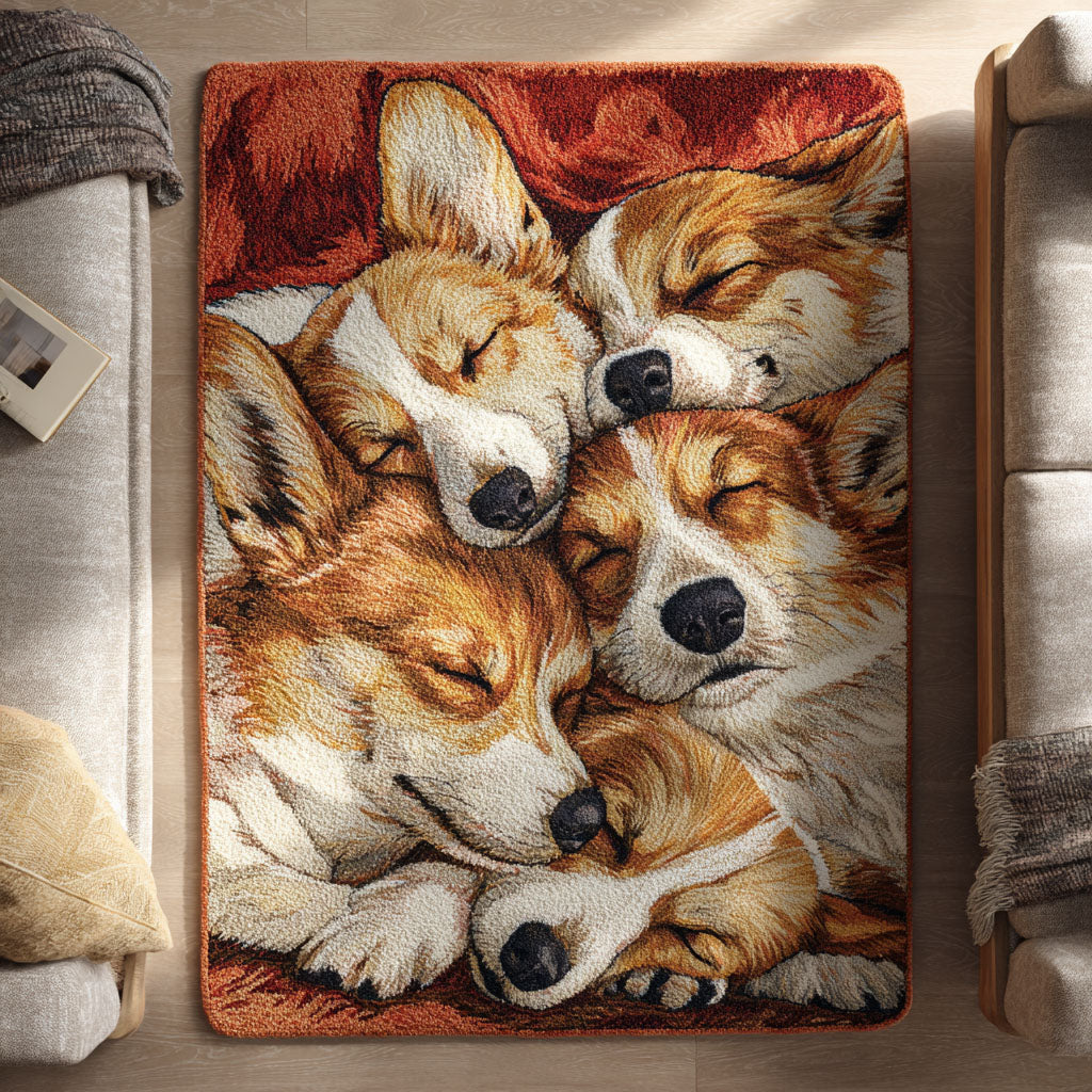 Corgi Molnslummer Matta