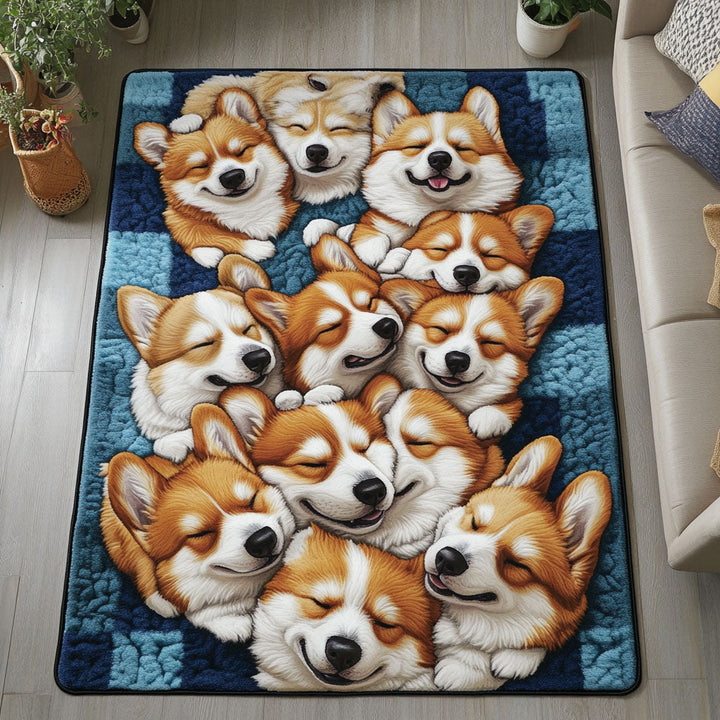 Mysig Corgitupplur Matta