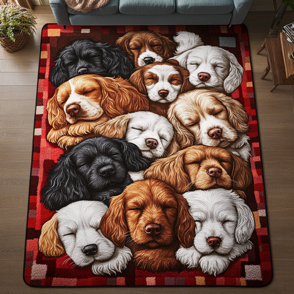 Mysig Spanieltupplur Matta
