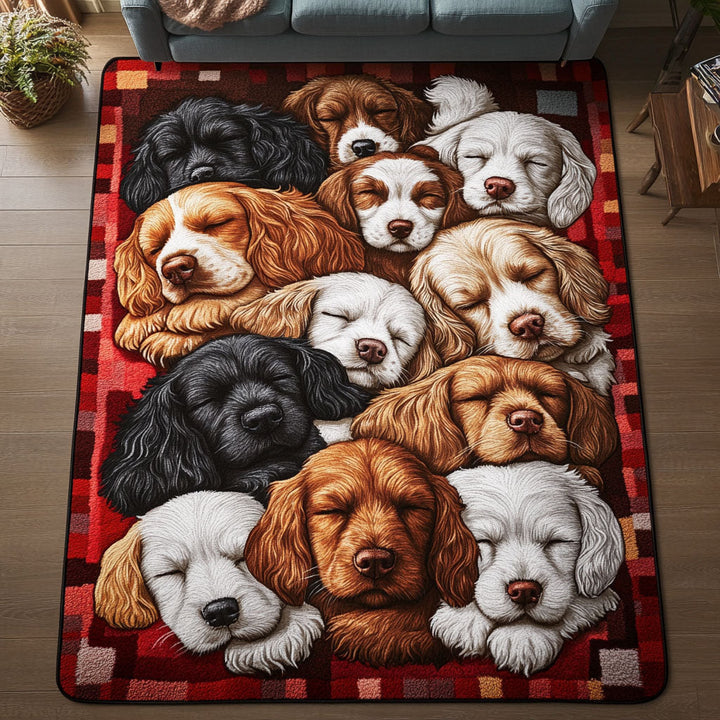 Mysig Spanieltupplur Matta