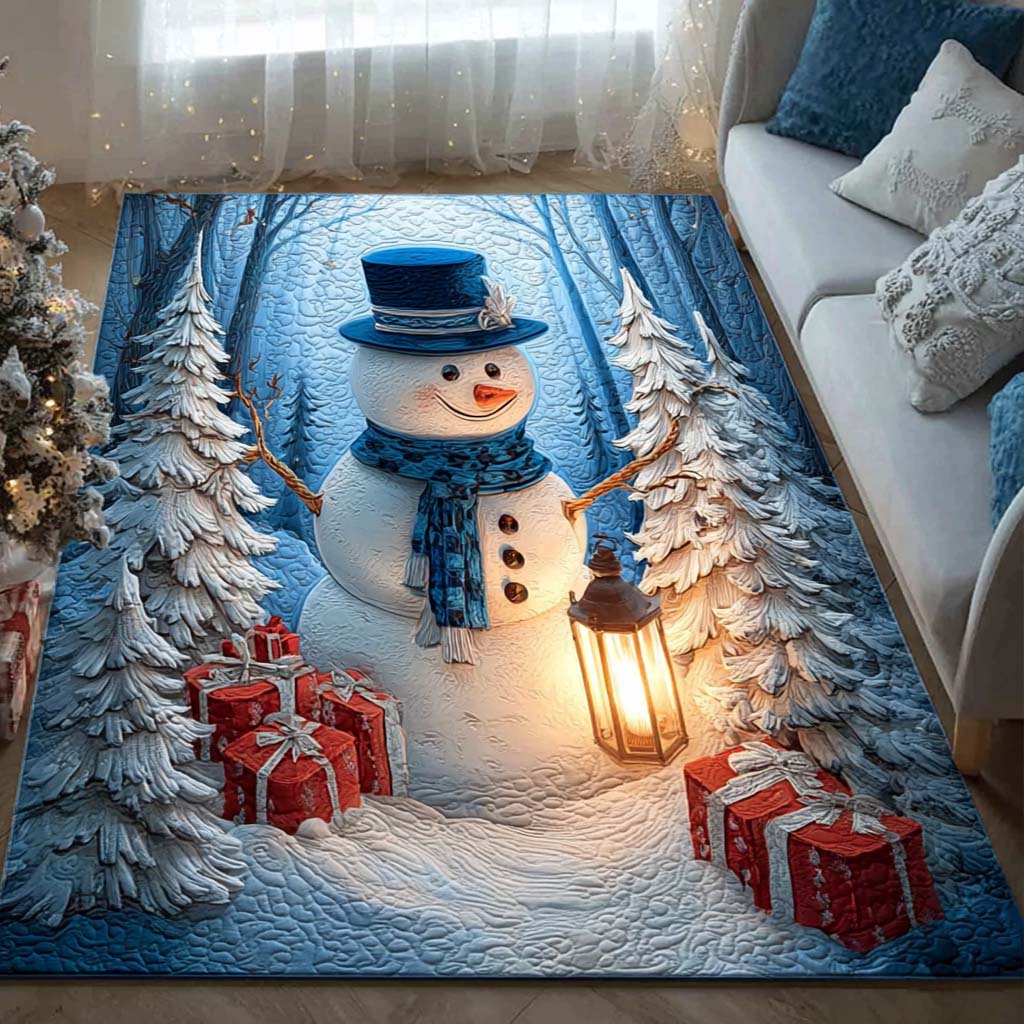Mysig Snögubbeby Matta