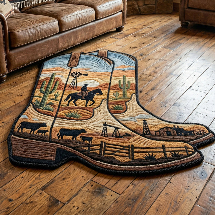 Cowboystövlar Ökenryttare Specialformad Filt