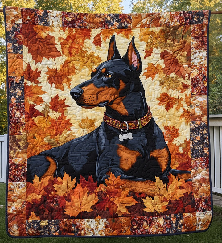 Dobermann Höstlöv Filt