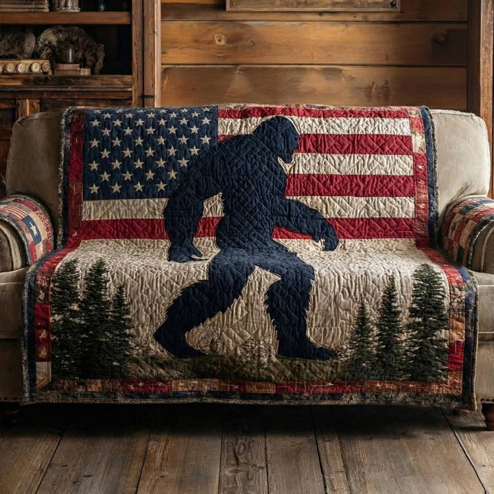Bigfoot Lägereld Månnatt Sofföverkast