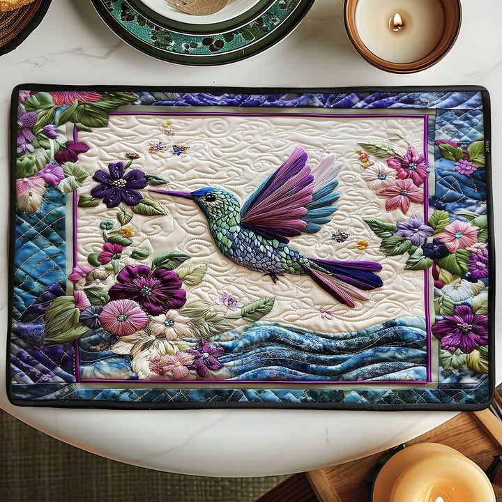 Kolibri Blomsterprakt Glasunderlägg