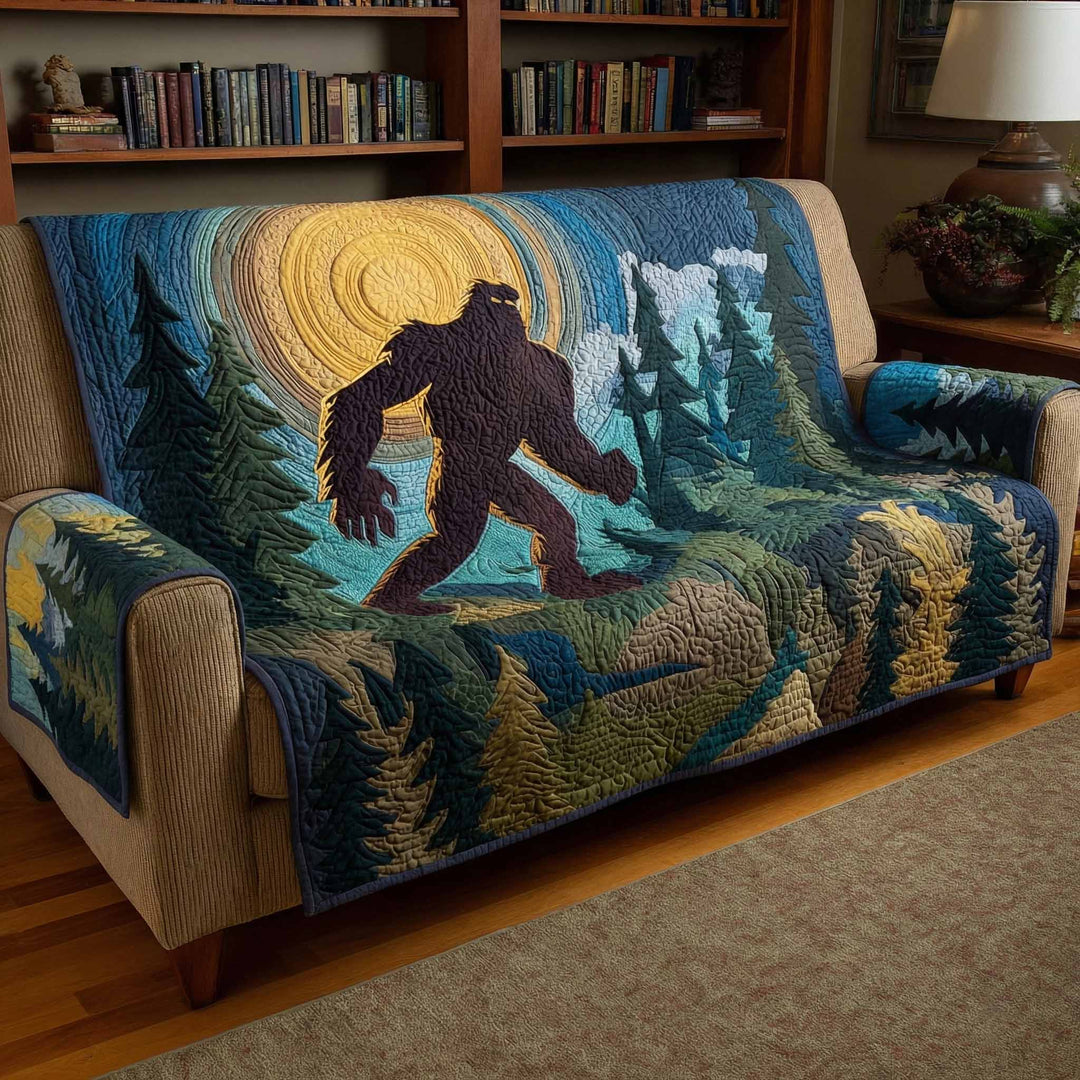 Bigfoot Lägereld Månnatt Sofföverkast