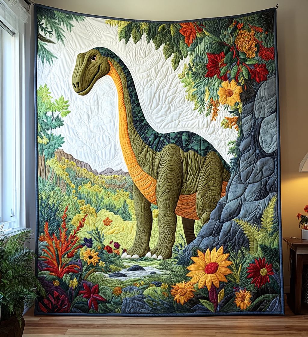 Dinosaurier i Skogen Konst Hängande