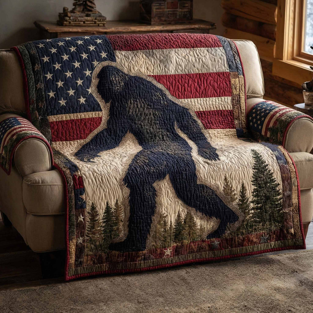 Bigfoot Lägereld Månnatt Sofföverkast