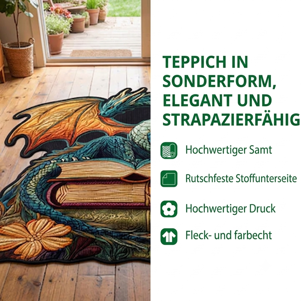 Orange Hippiebuss Solnedgång Specialformad Filt