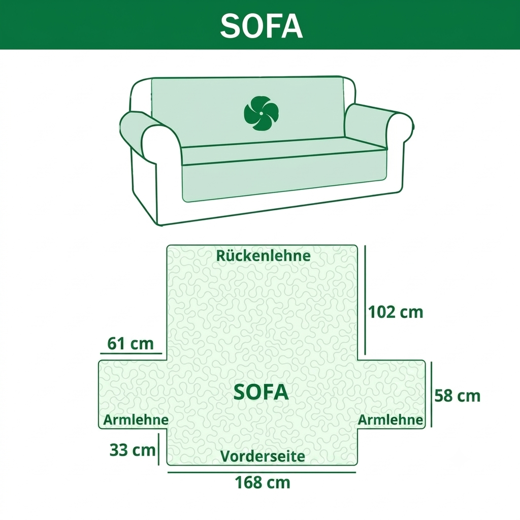 Delfiner Havsdrömmar Sofföverkast
