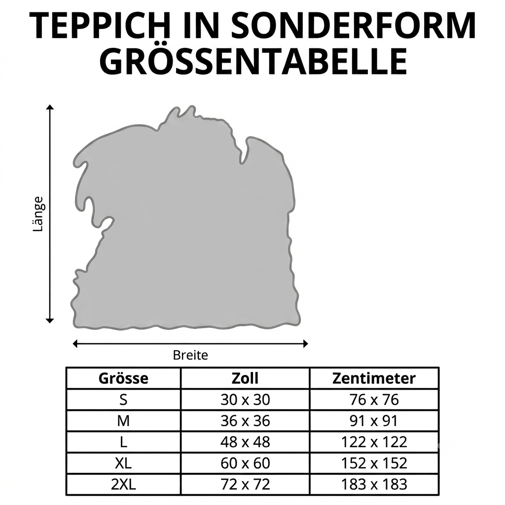 Björntass Skogsgrotta Specialformad Filt