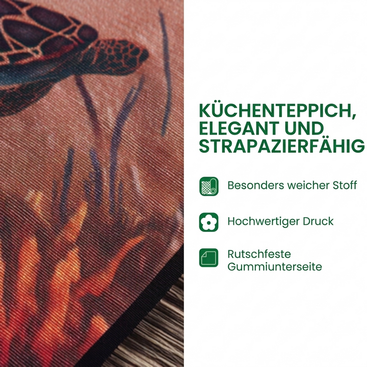 Förälskade Höns Hjärteklang Köksmatta