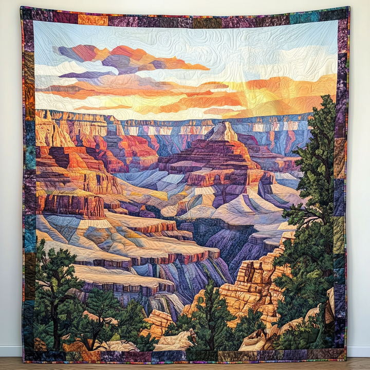 Grand Canyon Solnedgång Konst Väggbonad