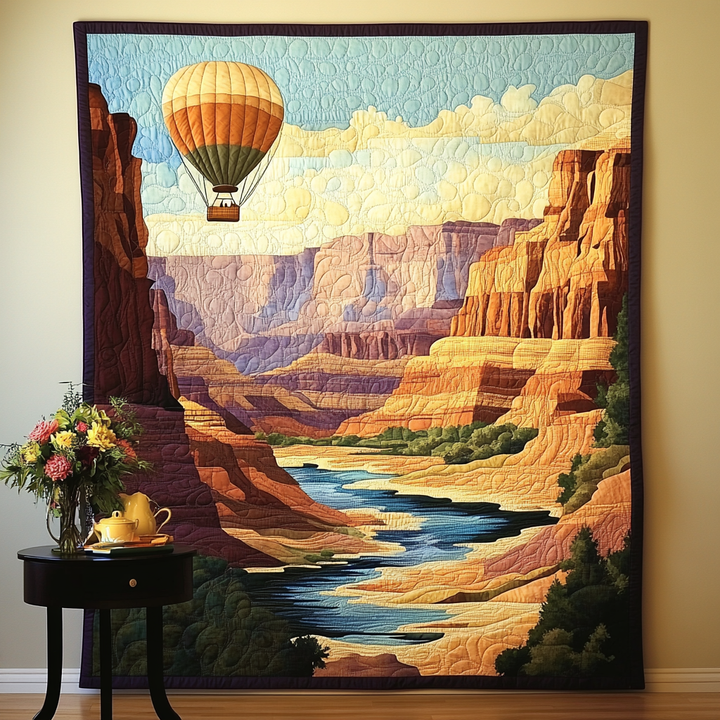 Luftballong över Grand Canyon Konst Väggbonad