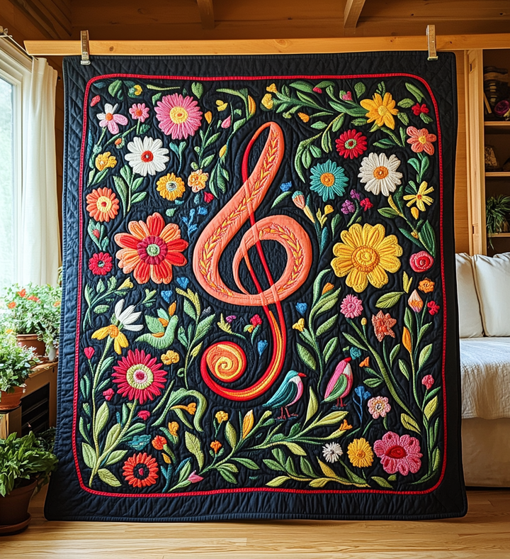 Notklav med Blommor Konst Väggbonad