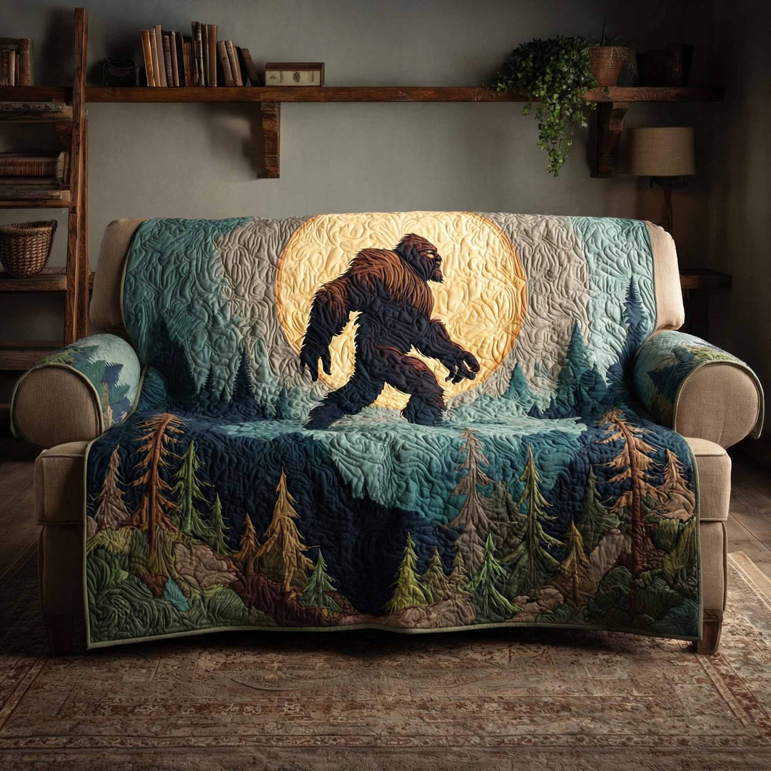 Bigfoot Lägereld Månnatt Sofföverkast