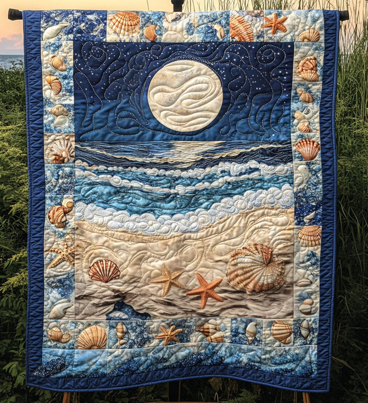 Måne över Havet Konst Hängande