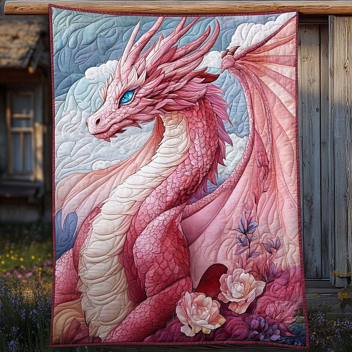 Rosa Drake Fjällglans Filt