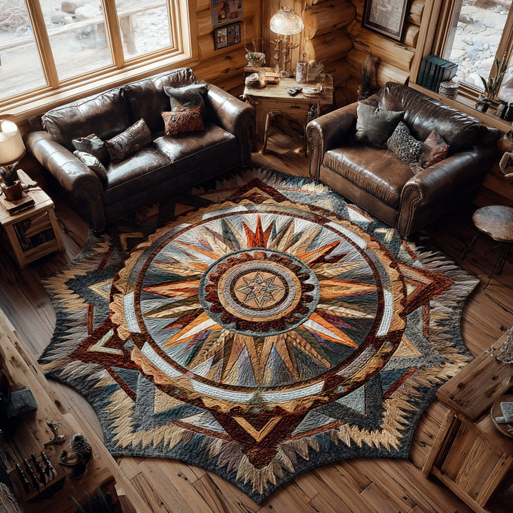 Heligt Sedona Mandala Specialformad Filt