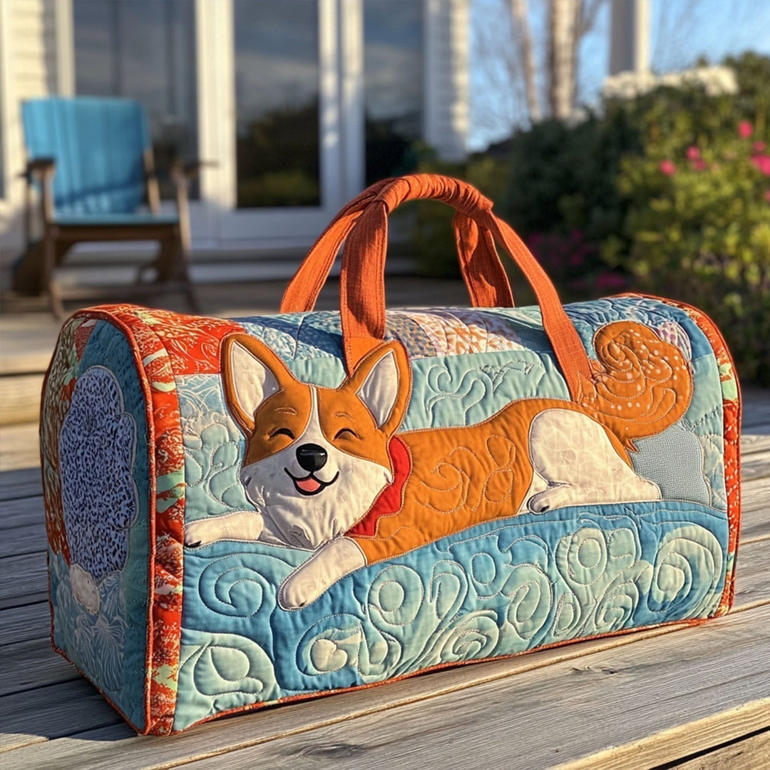 Resväska – Leende Corgi
