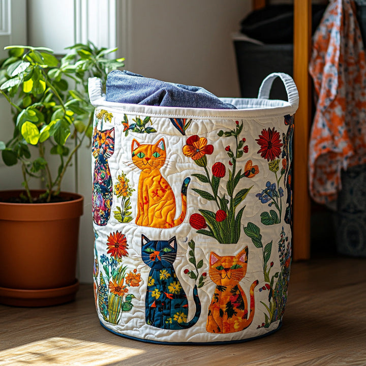 Färgglada Kattungar Tvättkorg