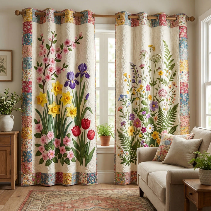 Vårens Vildblommor Gardiner