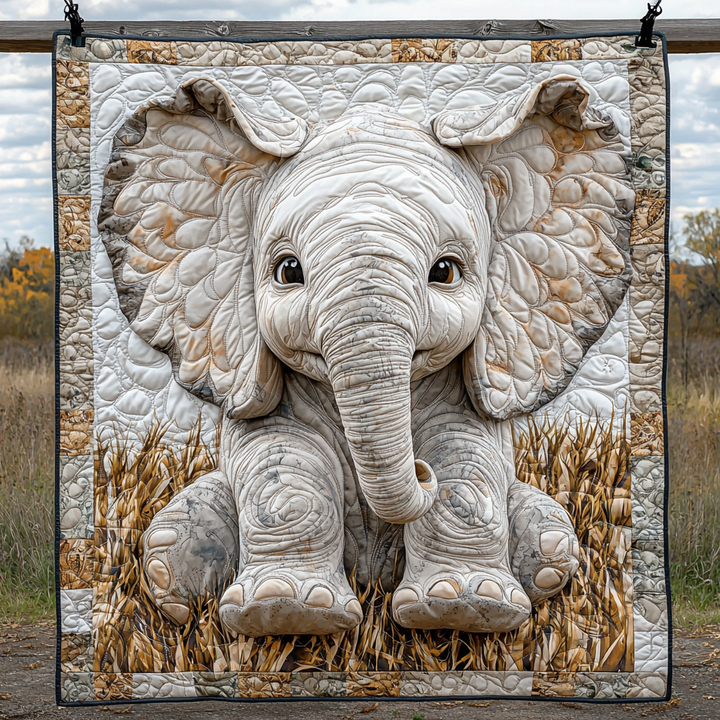 Elefantunge Relief Filt