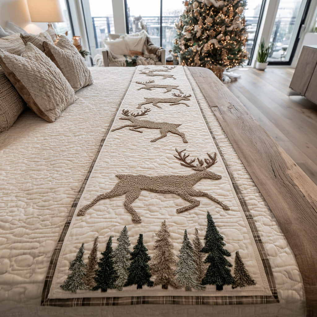 Julhjort Granskog Sänglöpare