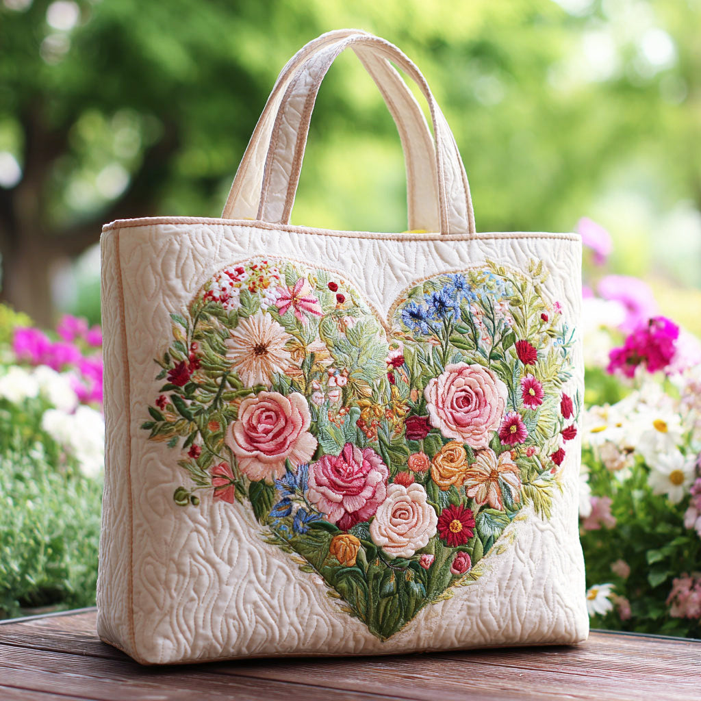 Handgjord väska – Blommande Kärlek