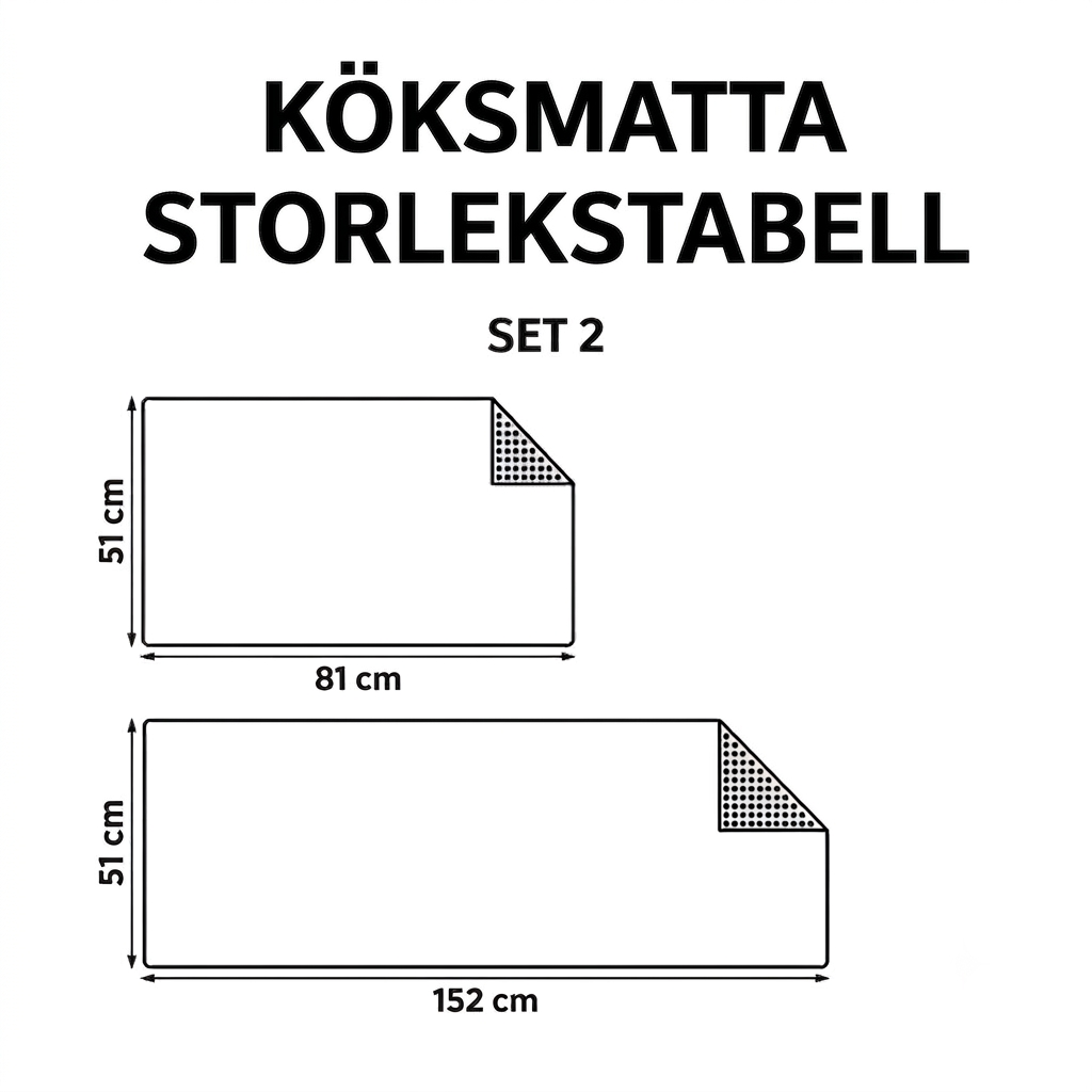 Mjukt Sköldpaddsskal Köksmatta